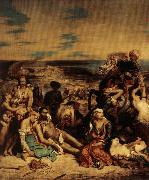Eugene Delacroix The Massacer at Chios oil painting on canvas